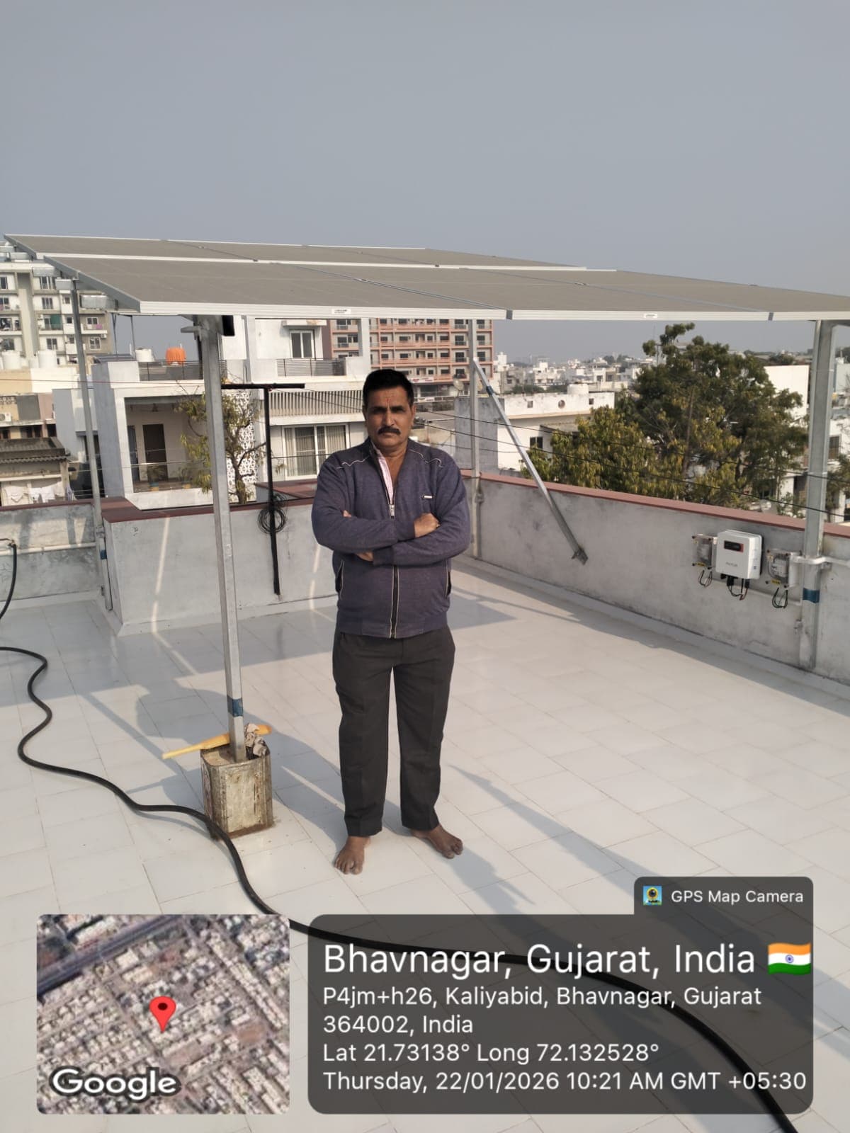 Rooftop solar installation by Global Solar 2.0